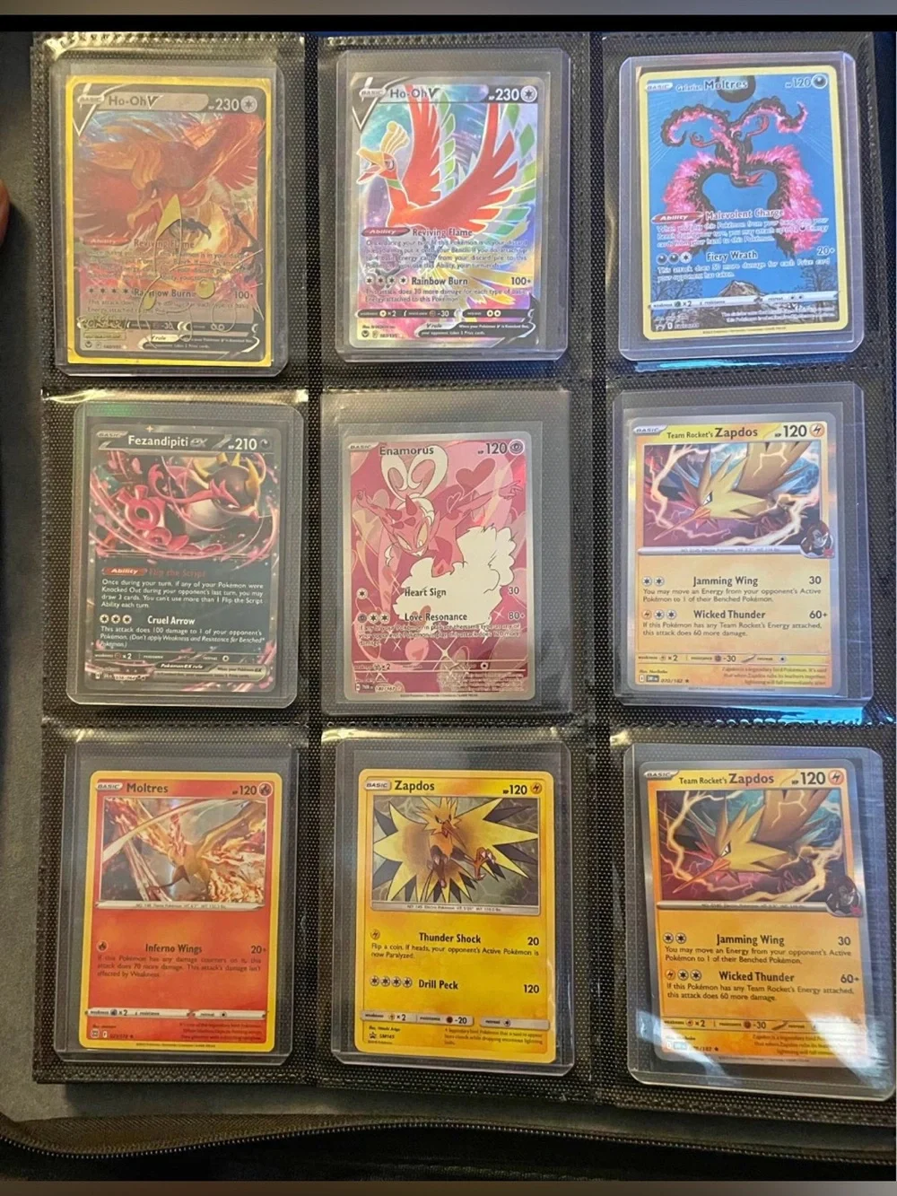 9 Pokemon cards perfect condition